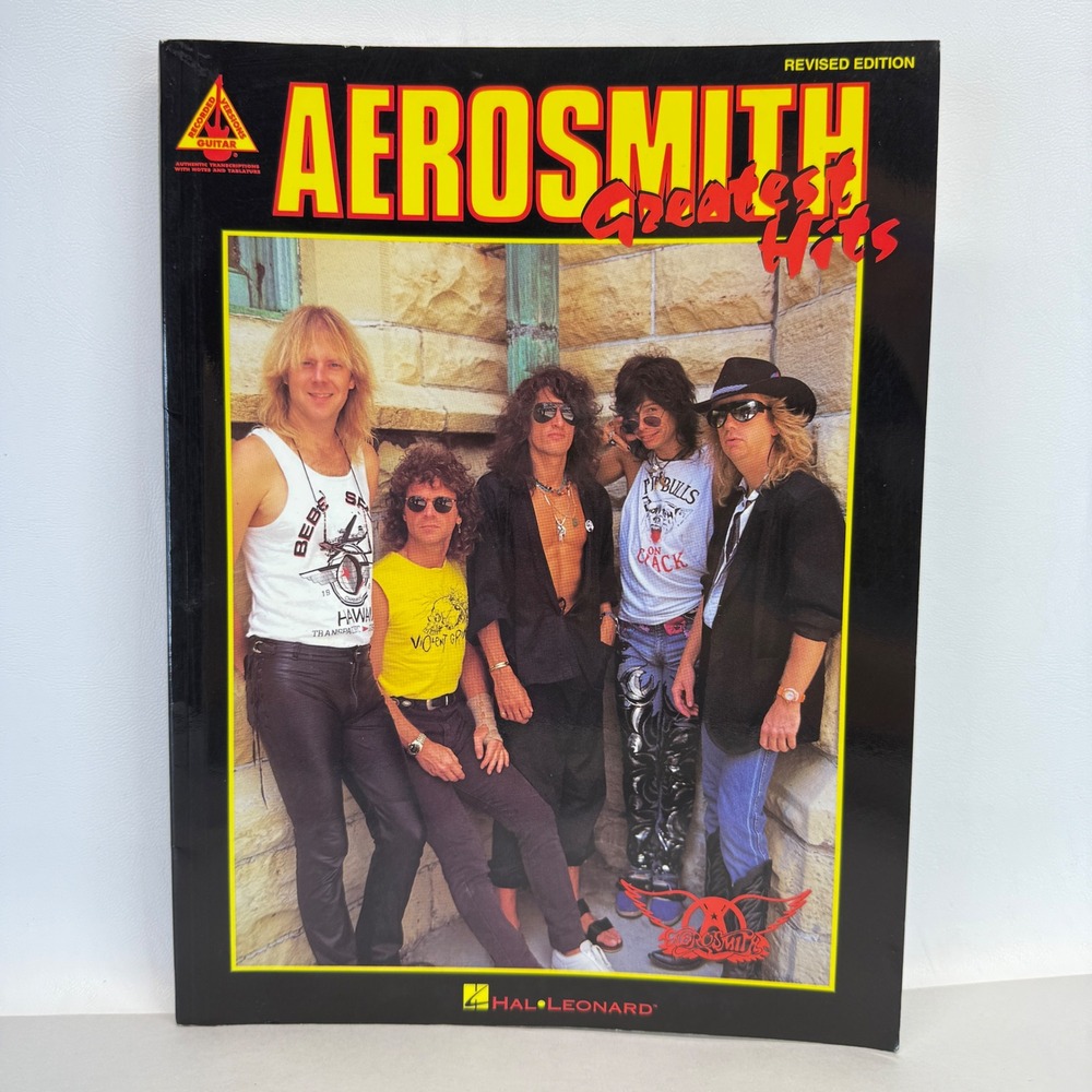 Aerosmith Greatest Hits Guitar Tab Songbook Hal Leonard Revised Edition